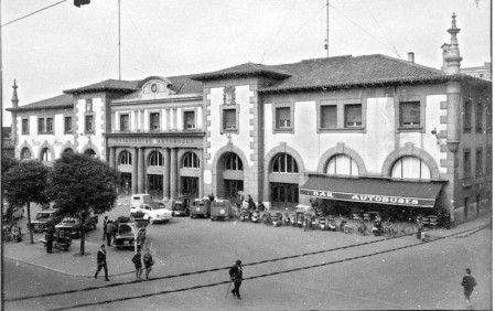 la antigua y ya desaparecida estación vitoriana