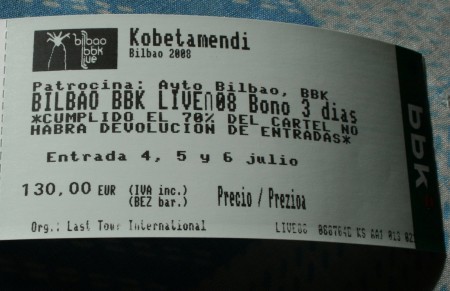 abono bbk live 2008