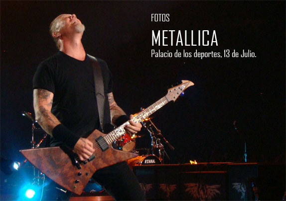 accede a la galeria de fotos de Metallica en Madrid.