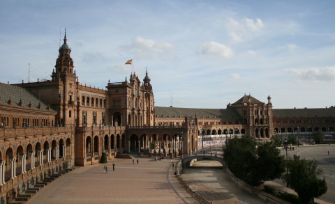 Plaza de España de Sevilla (Noviembre de 2009)