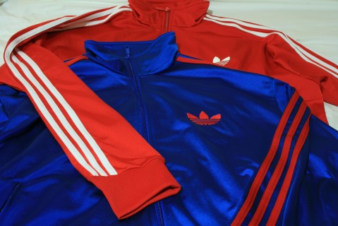 Adidas Firebird blue red