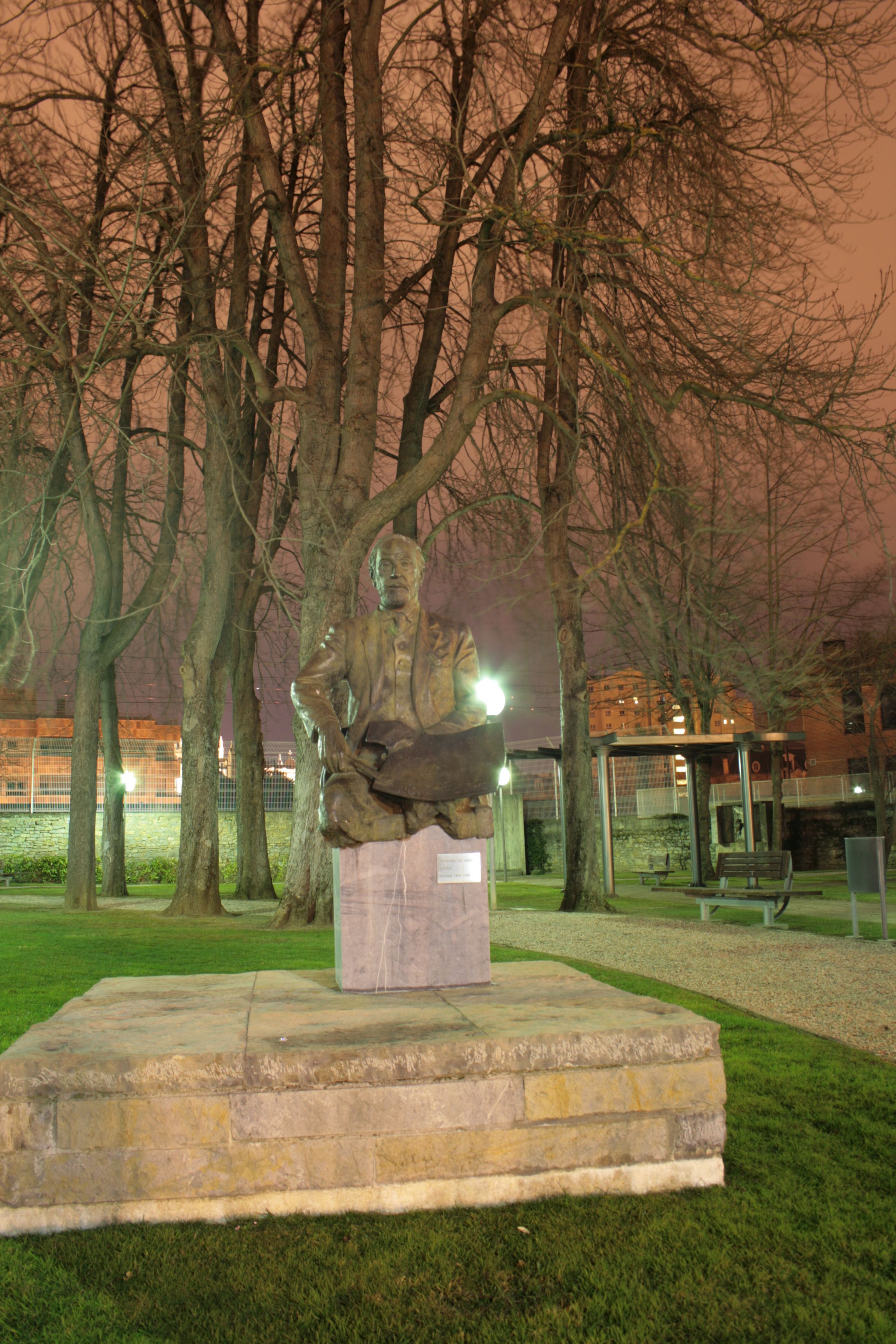 Fotonocturnada: Museo de bellas artes de Vitoria Gasteiz