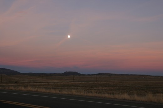 US Route 66 en Arizona, no muy lejos de Williams