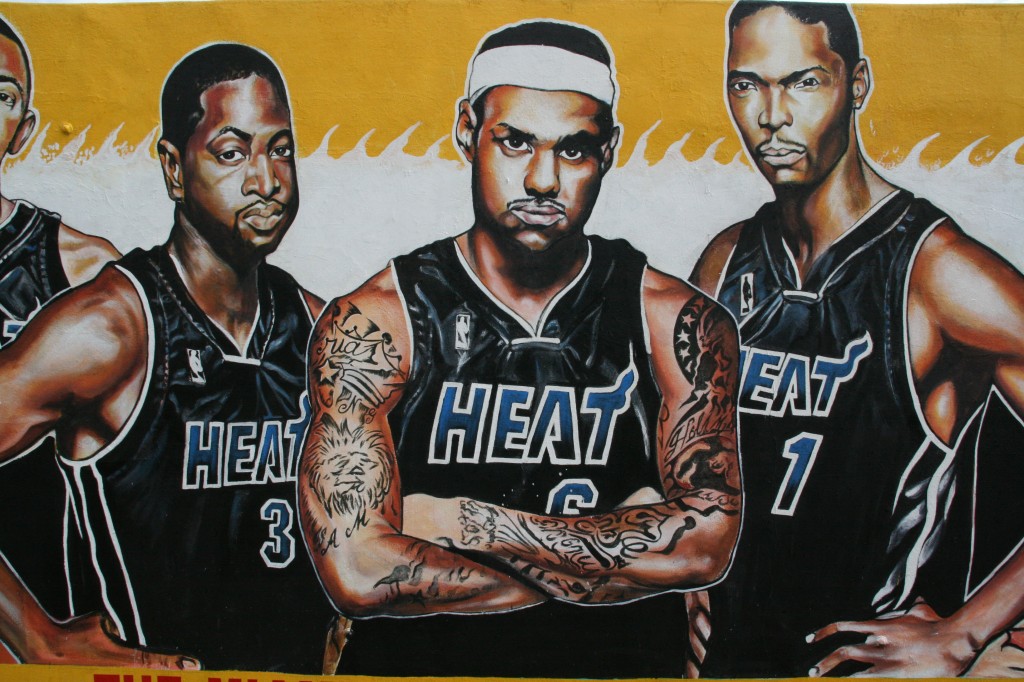 Miami Heat 2012 champions graffiti